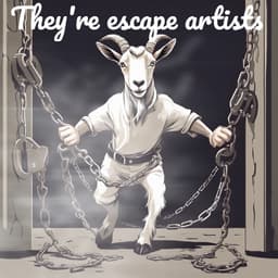 Goats are escape artists