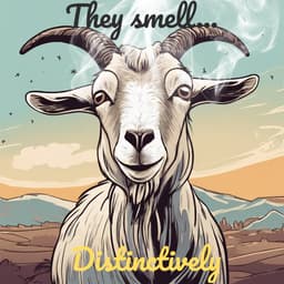 Goats smell... Distinctively